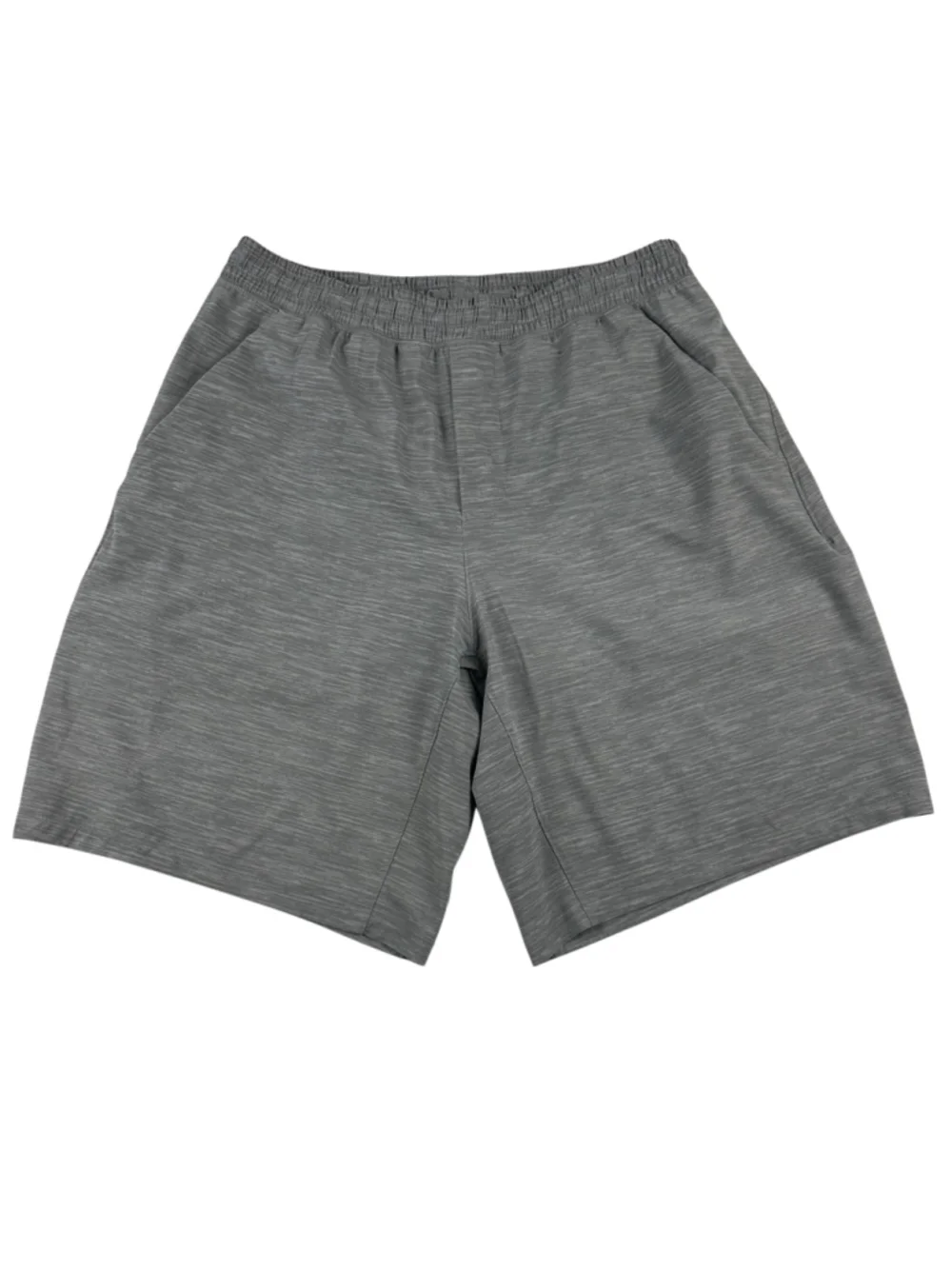 Lululemon Pace Breaker 9 Inch Shorts Men L Gray Heather Athletic Athletic Lined